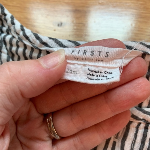 FIRSTS by PETIT LEM 100% cotton outfit super soft and light - Picture 3 of 5